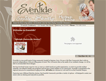 Tablet Screenshot of eventidehome.com